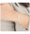 Big Evil Eye Silver Bracelet BRS-204